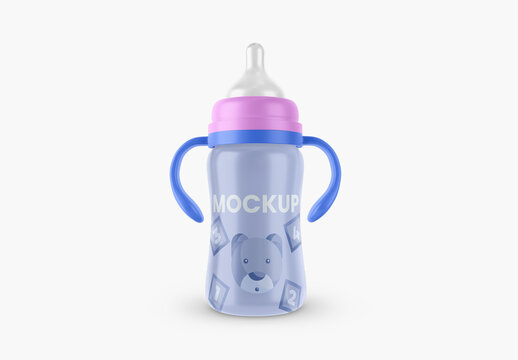 Baby Bottle Mockup 