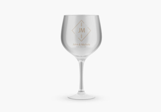 Gin Glass Mockup