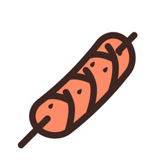 Nightclub colored icon pack