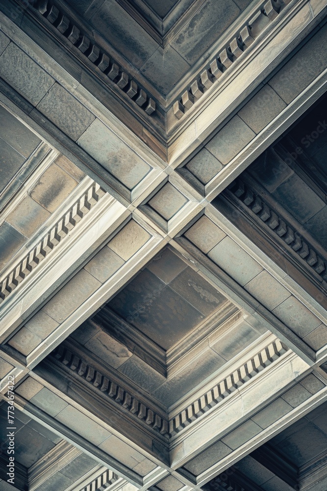 Aufkleber Detailed view of a clock on a building side. Suitable for illustrating time concepts