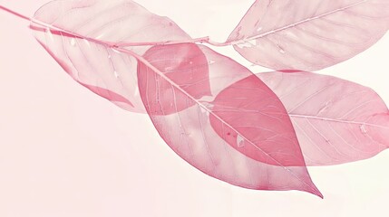 botanical print leaf outline and silhouette modern pink and white --ar 16:9 Job ID: 844026e5-f34d-4d39-a7b9-90fda70b8106