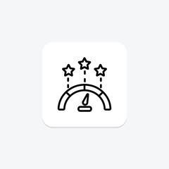 Performance Excellence icon, excellence, recognition, achievement, award, editable vector, pixel perfect, illustrator ai file