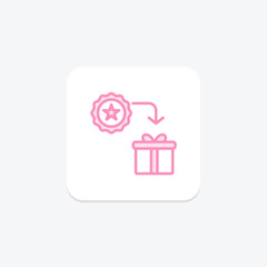 Recognition Bonus icon, bonus, reward, incentive, appreciation, editable vector, pixel perfect, illustrator ai file