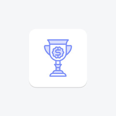 Bonus Cup icon, cup, reward, recognition, incentive, editable vector, pixel perfect, illustrator ai file