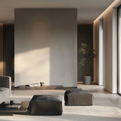 Interior design minimalism, interior design for a luxury living room
