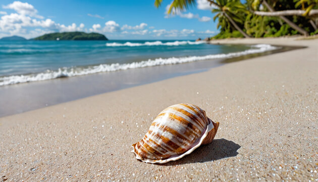 seashell on the beach