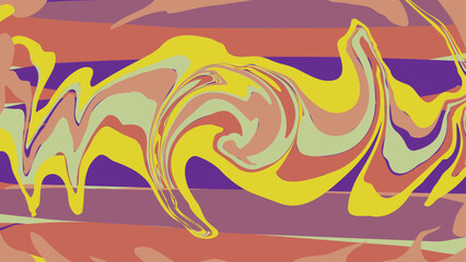 Abstract drawing in fluid art style, delicate colors, vector painting