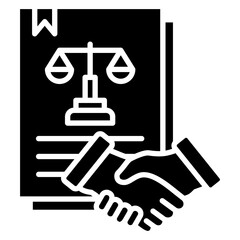 Agreement  Icon Element For Design