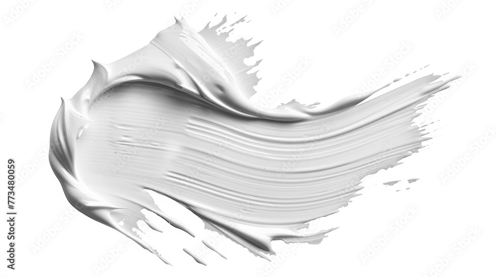 Poster close up of white paint on a surface, suitable for backgrounds and textures