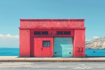 Exploring the beauty of minimalism and simplicity in everyday scenes - obrazy, fototapety, plakaty