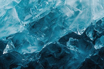 Close up of a blue ice covered mountain, perfect for outdoor and nature-themed designs