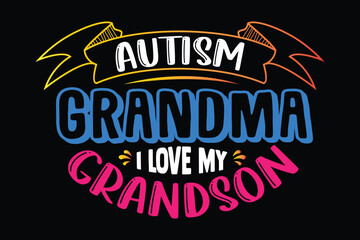 Stylish , fashionable and awesome autism  typography art and illustrator, Print ready vector  handwritten phrase autism  T shirt hand lettered calligraphic design. autism  Vector illustration bundle.