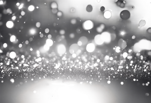 metal Black shine bokeh shimmer light silver particles Glitter Abstract confetti effect. white scene. background. dust overlay burst design ray festive particle grey shim