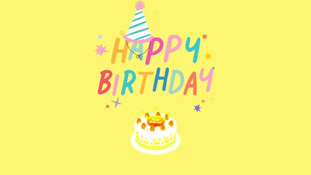 HBD Wishes Animation Happy birthday