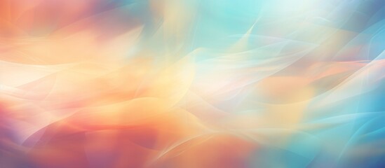 Blurry and vibrant abstract background with a mix of colors and shapes creating a mesmerizing visual effect