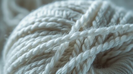 Close up of a ball of yarn, perfect for crafting projects