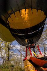  There's a balloon festival in Germany. A lot of people gathered