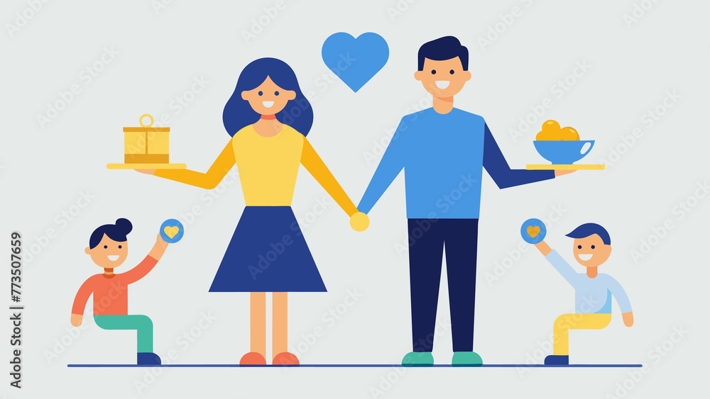 Poster a couple navigating the dynamic of blending their individual personalities and habits with the expec