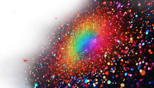gital fractal Fantasy red bokeh galaxy. rendering. background. art. Rainbow black green Abstract orange confetti square 3D texture. blue background burst colours energy explosion fr