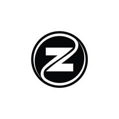 ZO, OZ, Abstract initial monogram letter alphabet logo design