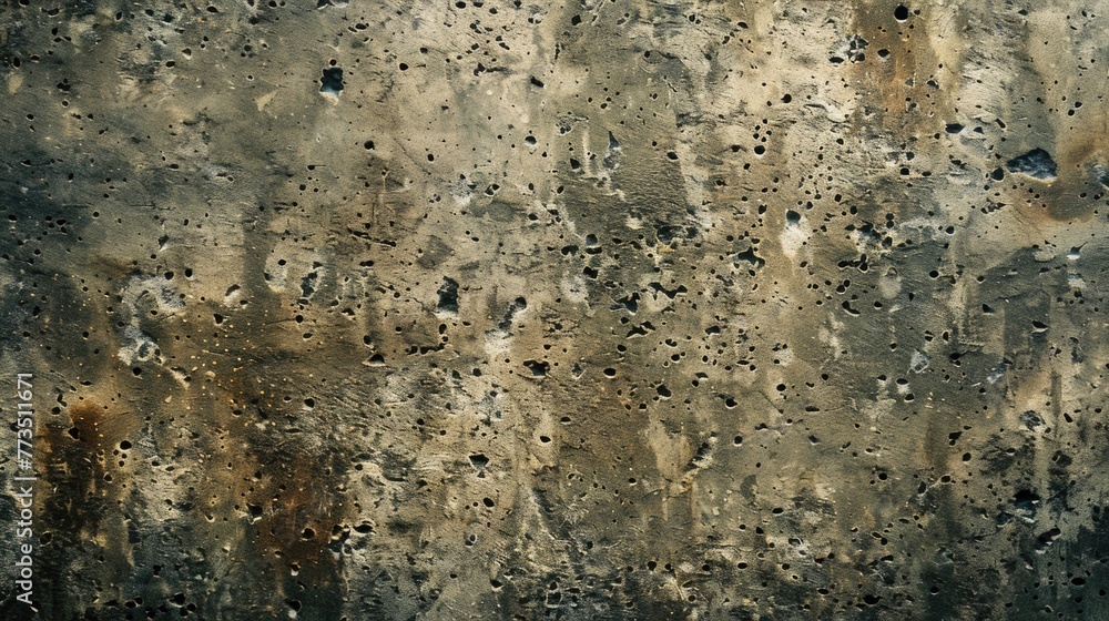 Poster a close-up shot of a weathered concrete wall. ideal for backgrounds and textures