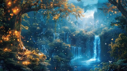 Enchanting Mystical Birthday Safari through Lush Jungle Wonderland with Mythical Creatures as Guides