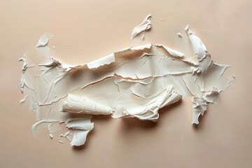Detailed view of white paint texture, ideal for backgrounds