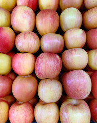 apples in a market