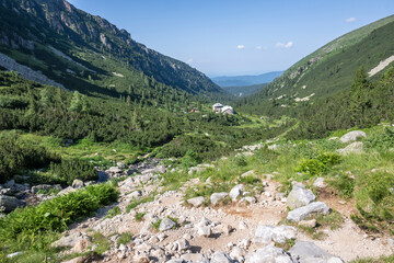 Summer landscape of Rila Mountain near Malyovitsa peak, Bulgaria