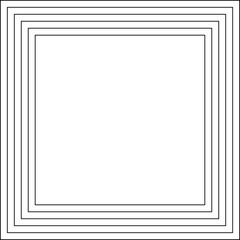 Fototapeta premium Square blend line shapes. Graphic design elements