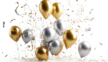 gray confetti gold dark Happy birthday background light balloons silver style banner white jewellery pearl necklace bead decoration glasses luxury shiny fashion gift pink b