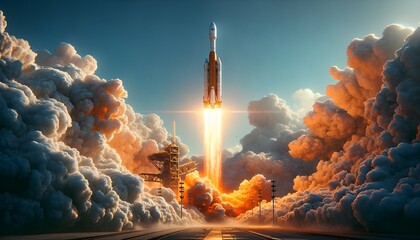 spaceship in the sky