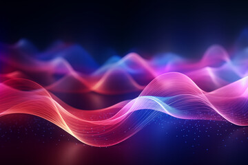 abstract background with waves