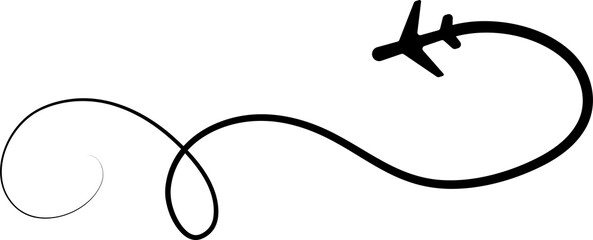 Airplane routes, travel, tracing, flight. Business concept