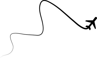 Airplane routes, travel, tracing, flight. Business concept