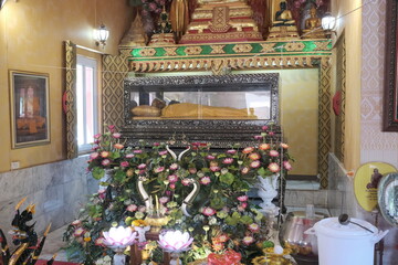 statue of buddha, thai temple, temple , thai, thai buddha, 
Luang Pu Si,Wat Khao Tham Bunnak
