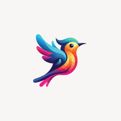 Obraz premium Bird logo design,Generative Ai