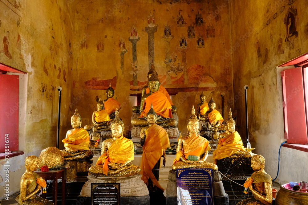 Poster interior of the temple