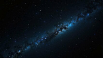 Fototapeta premium Milky Way galaxy stretching across the night sky