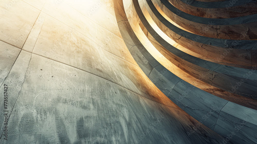 Poster Intersecting lines and ethereal textures create a visually striking abstraction wall,
