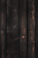 Black wooden burnt background, weathered wood texture. Seamless texture