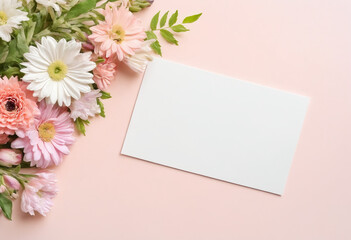 Picture frame crafted from a flowers surrounds a white space background. Perfect for art, design, and creative concepts