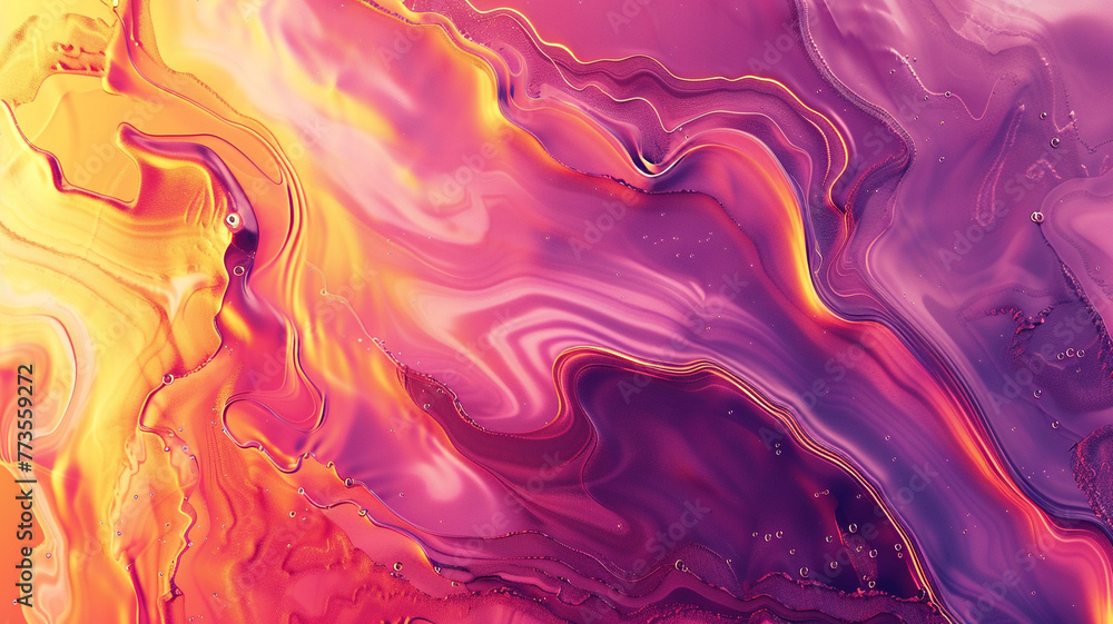 Poster mesmerizing fluid abstract forms and subtle gradient tones embellish a captivating wall,