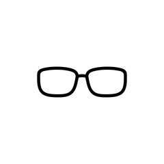 Glasses icon vector isolated on white background. Stylish Eyeglasses. Glasses vector. Optical concept