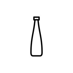 Bottle icon vector isolated on white background. Bottle vector icon