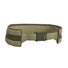 Army Belt isolated on transparent background