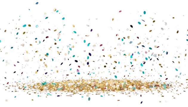 Festivities Isolated Transparent Year's Isolation Rain New PNG. Background confetti oyful celebratory festive cheerful jubilant uplifting joyous exuberant gleeful lively spirited colo
