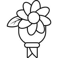 Single Bouquet Icon