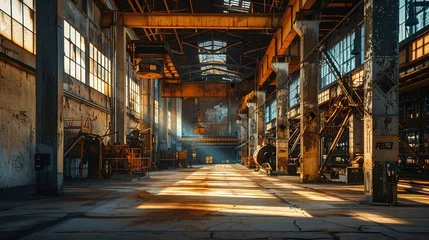 Foto op Canvas Old industry background for all your online meetings © somneuk