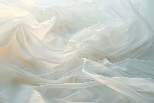 A serene and minimalist image featuring a milky white abstract background, evoking a sense of tranquility and purity.